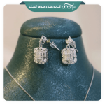 نیم ست طرح جواهر مربعی( طرح اتمی) - تصویر 3